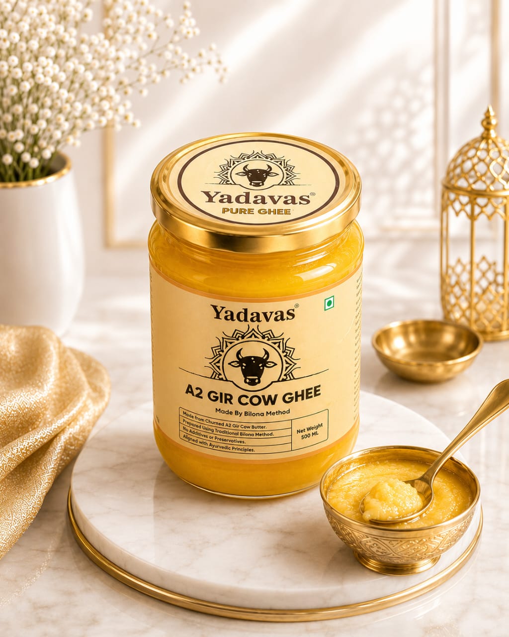 Yadavas Pure A2 Gir Cow Ghee