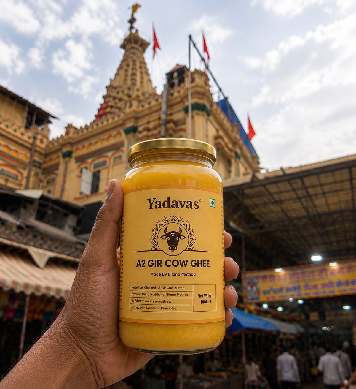 Yadavas Pure A2 Gir Cow Bilona Ghee