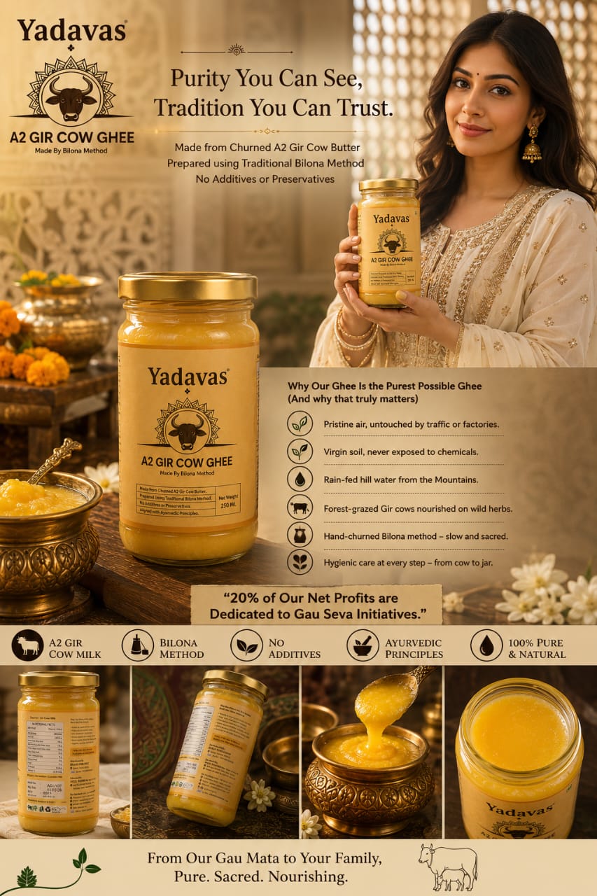 Yadavas Pure A2 Gir Cow Ghee view 3